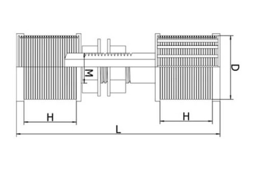 Double Head Wedge Wire Nozzle